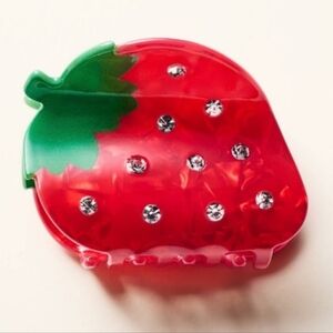Kate Spade New York X Target NWT Strawberry Claw Hair Clip - Red